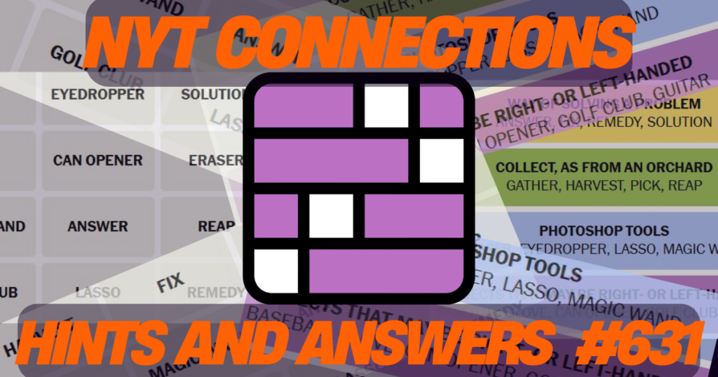 Connections Hints and Answer for March 3