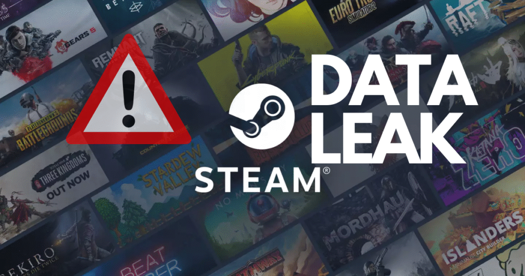 Steam data breach